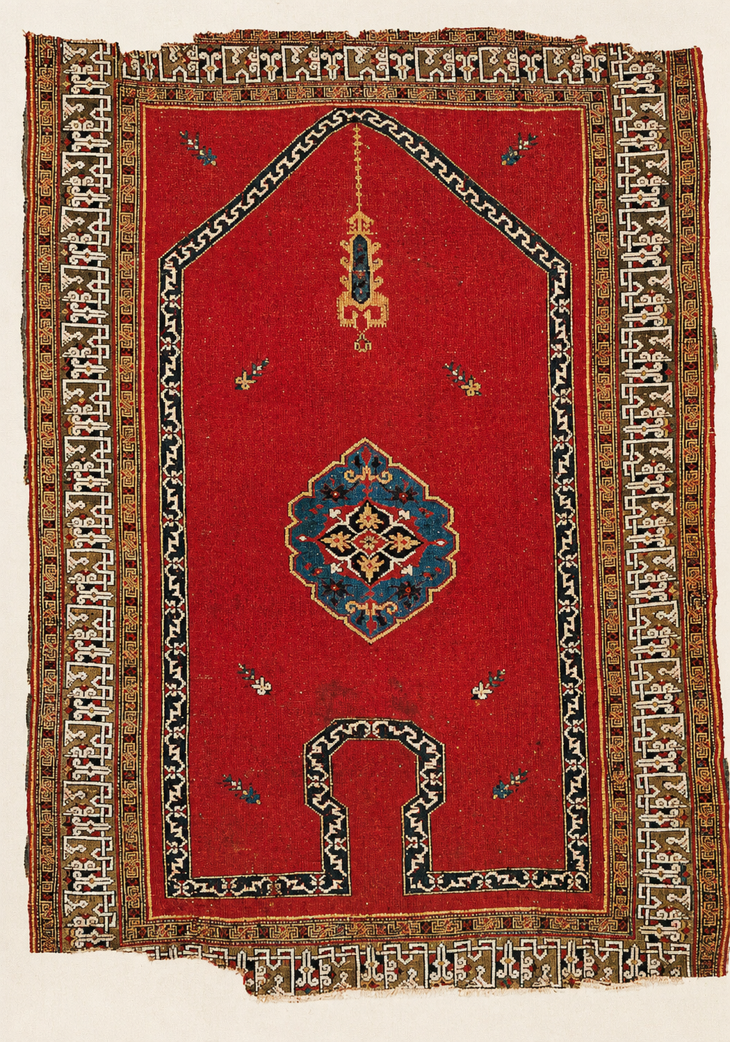 15th-century prayer carpet, Ushak, Anatolia, now in the Berlin Museum