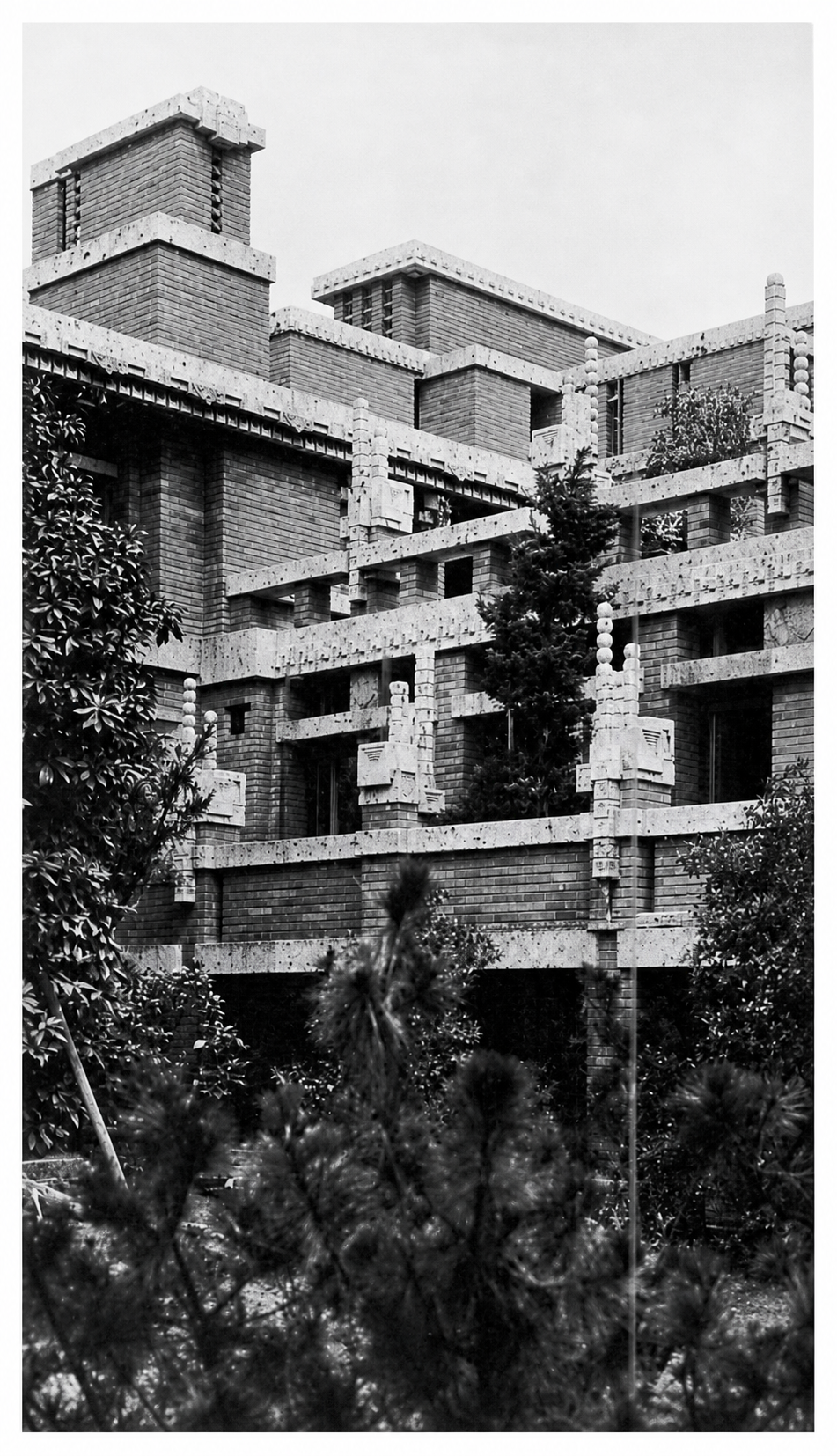 The Imperial Hotel, Tokyo, Frank Lloyd Wright