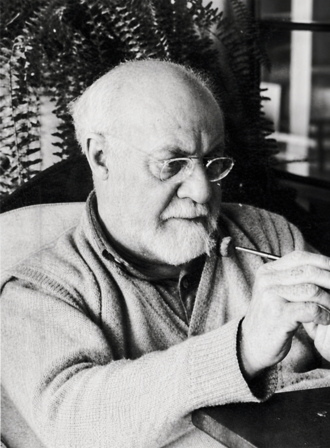Matisse in his studio character is something deeper than features: it is an inner thing which exists over and above the features, and is not even dependent on these features.
