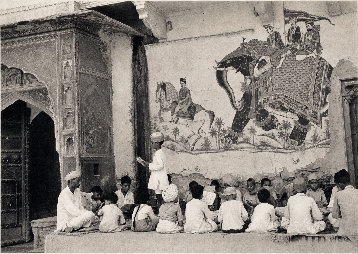 The centers formed in a scene in India which they create. This is one of the myriad things which give India its special substance and character.