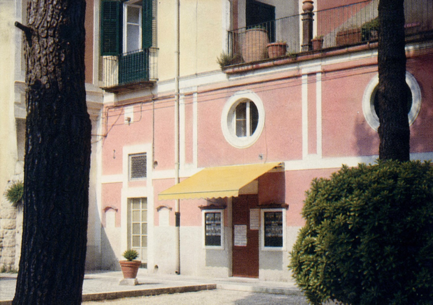 The Hotel Palumbo the way the centers help each other. When centers help each other the wholeness has more life: when the centers are not helping each other the wholeness has less life.