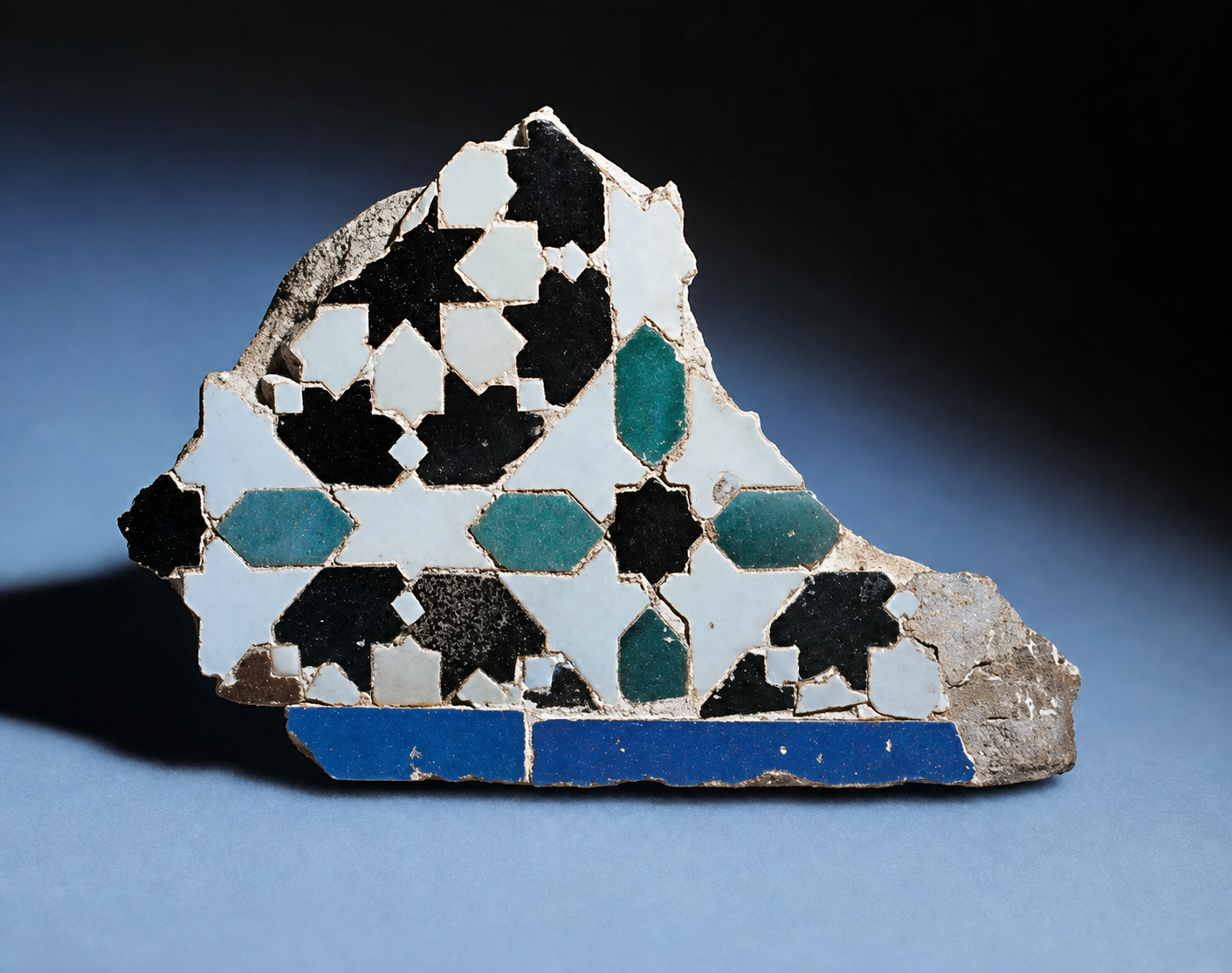 A fragment of the Alhambra tilework