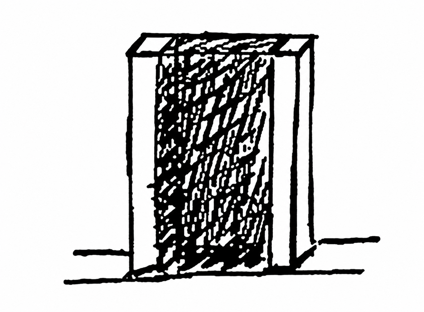 Step 1: The column is round, a simple cylinder. This first one is typical of some of the cruder aspects of 20th-century architecture.
