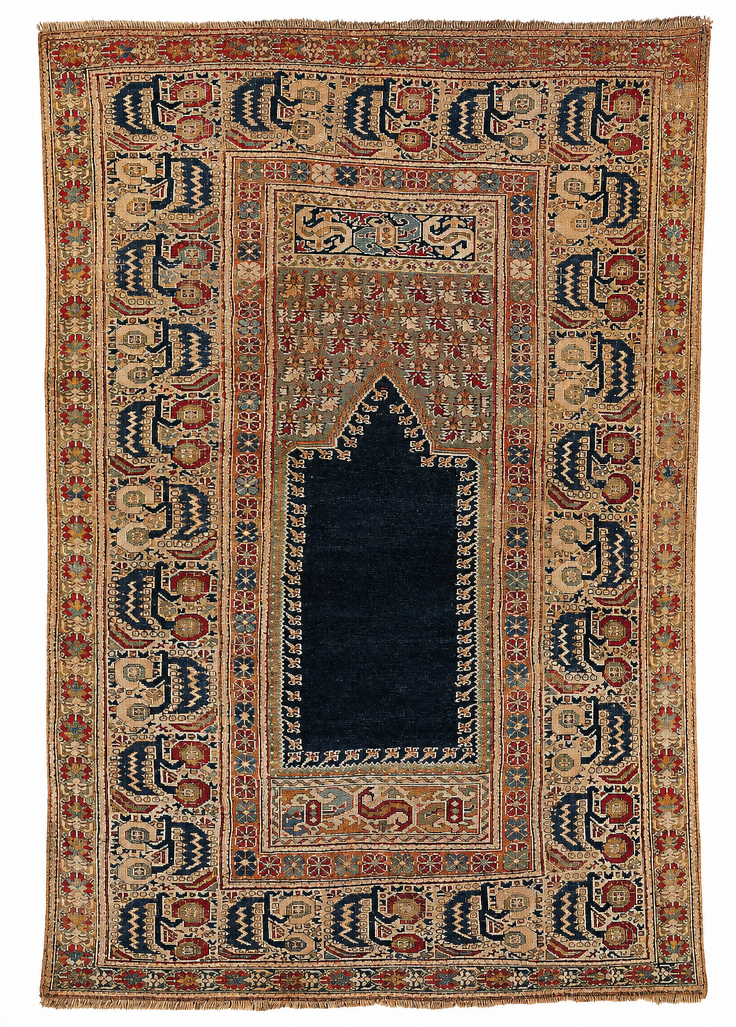 Ghiordes prayer rug