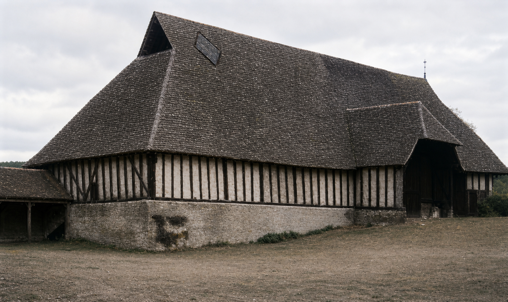 Not-separateness in an ancient English wheat barn
