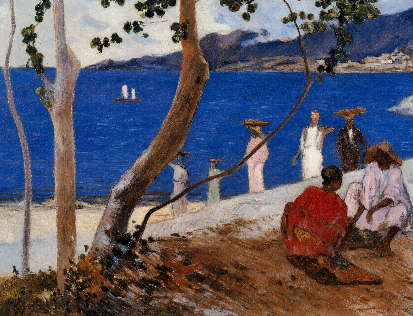 Not-separateness in By the Sea, a painting by Gauguin