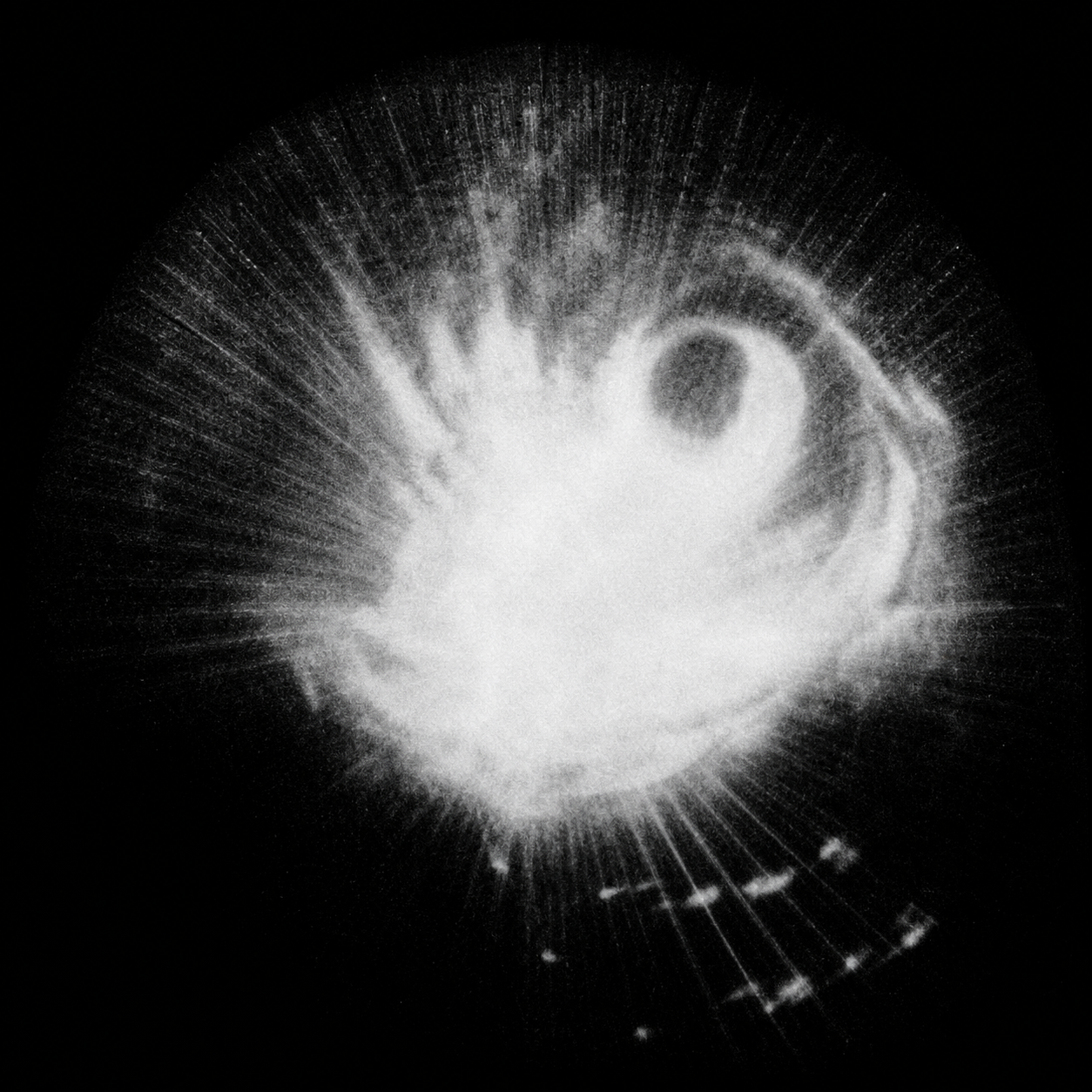 The eye of a big storm