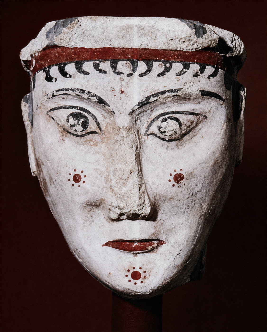Greek ceremonial mask, 5th century B.c.