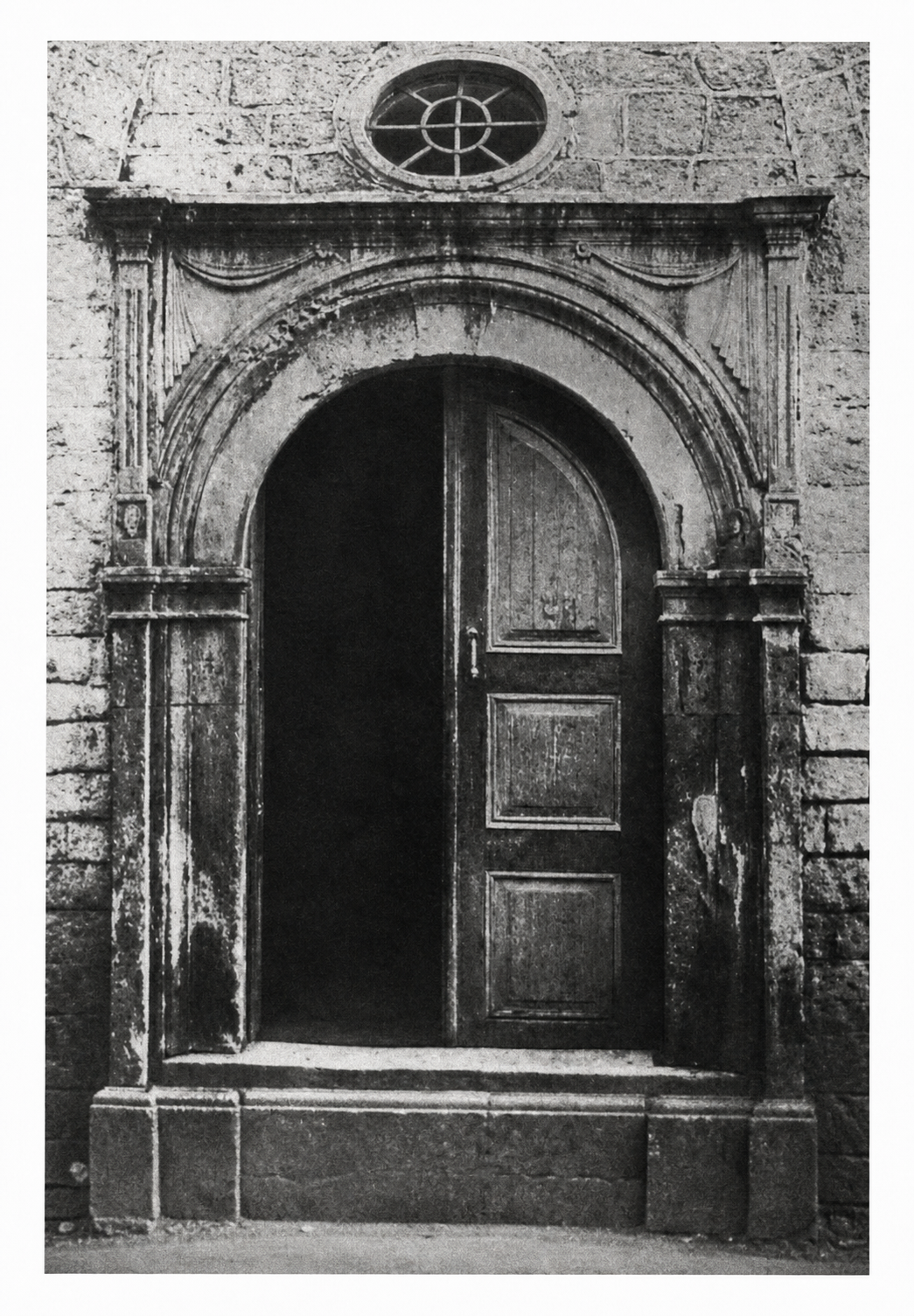 Romanesque arch, slightly more profound
