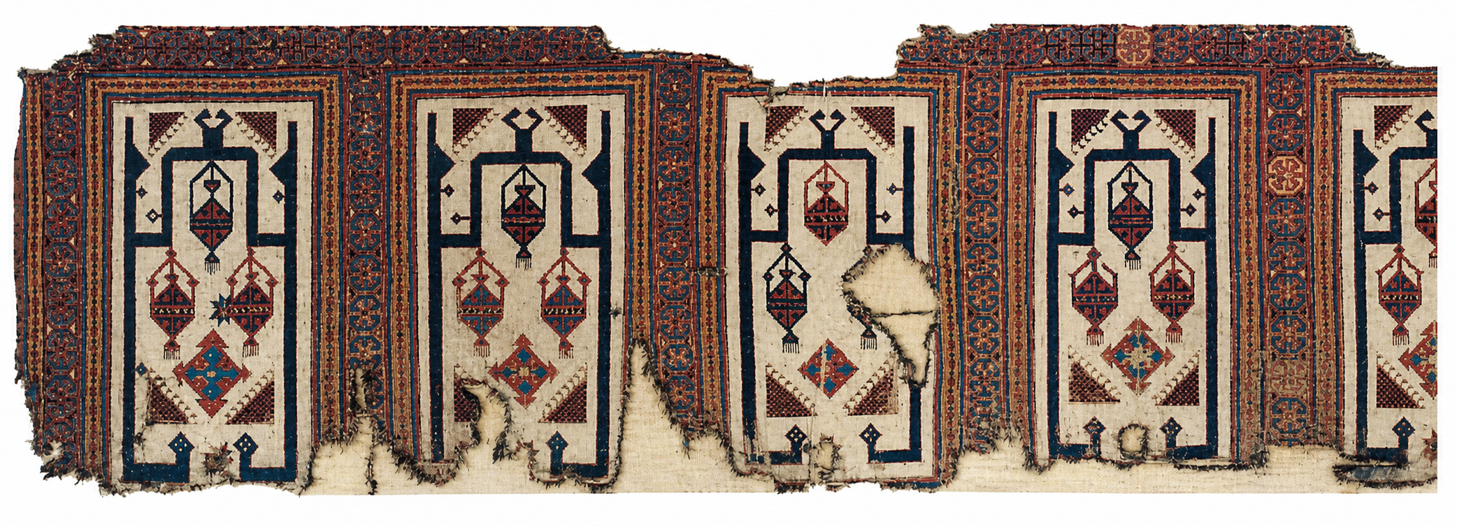 Fragmentary Anatolian carpet, 15th century